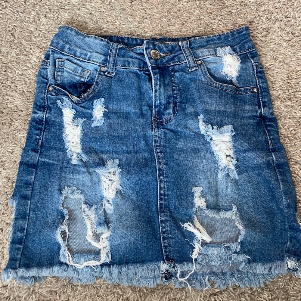American eagle denim skirt
